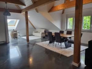 Posezení v ubytování Le loft