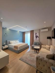 Postel nebo postele na pokoji v ubytování Orik Hotel & Spa