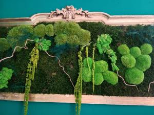 an aerial view of a park with trees and bushes at B&B via Cattedrale 5 in Bitonto
