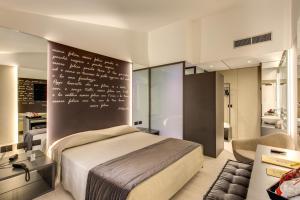 Postel nebo postele na pokoji v ubytování Motel Rona