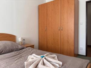Postel nebo postele na pokoji v ubytování Ubytování Jívka 86