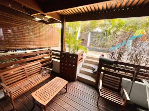 Posezení v ubytování Oasis Tropicale