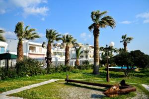 Zahrada ubytování Naxos town studio 3 with patio with sea view