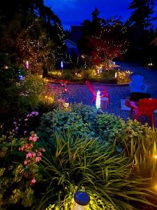 Taman di luar The White Rabbit Inn