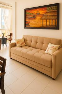 Et opholdsområde på Apto Remodelado a 1 cuadra playas Rodadero