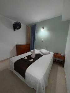 Postel nebo postele na pokoji v ubytování Hotel Estambul