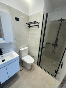 Koupelna v ubytování Hotel Tuyo