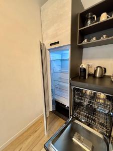 Kuchyňa alebo kuchynka v ubytovaní san rocco apartments