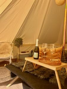 Nápoje v ubytování Glamping med alpackor
