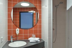 Koupelna v ubytování B&B Hotel Aschaffenburg