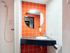 Koupelna v ubytování B&B Hotel Aschaffenburg