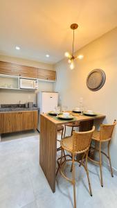 Dapur atau dapur kecil di Apartamento aconchegante e completo COP30 -PROXIMO AO AEROPORTO