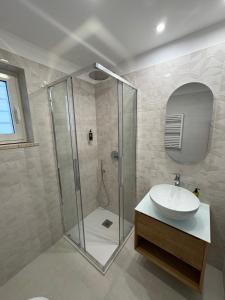 Koupelna v ubytování La Maison de Macrén