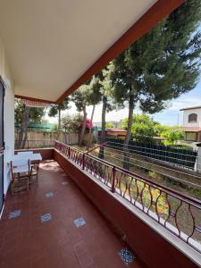 Balkón nebo terasa v ubytování La Maison de Macrén