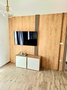 TV a/nebo společenská místnost v ubytování Nina