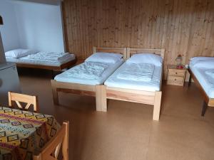 Postel nebo postele na pokoji v ubytování RS Lužnice