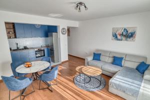 Kuchyň nebo kuchyňský kout v ubytování Seabreeze Rafailovici