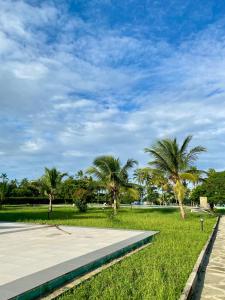 Zahrada ubytování Golden Sun and Sand Studio Apartments