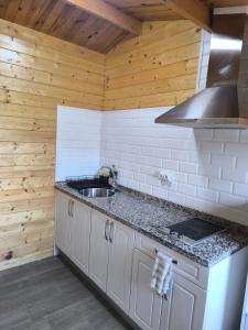 Kuchnia lub aneks kuchenny w obiekcie Cabañas Miraduero