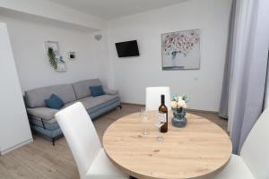 Posezení v ubytování Mamma Mia Apartments