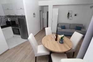 Kuchyň nebo kuchyňský kout v ubytování Mamma Mia Apartments