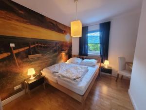 Giường trong phòng chung tại Ferienwohnung Ostsee23