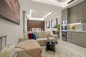 Kuchyň nebo kuchyňský kout v ubytování YamamaLiv - KAFD