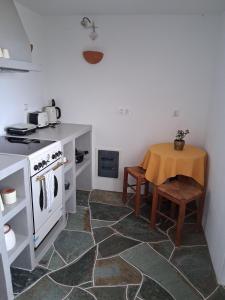 Kuchyň nebo kuchyňský kout v ubytování Madilida Sifnos Apartment