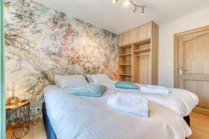 Cama o camas de una habitación en Gite de Bier