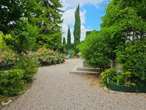 Zahrada ubytování Villa Rhôna