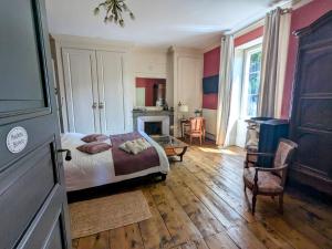 Postel nebo postele na pokoji v ubytování Villa Rhôna