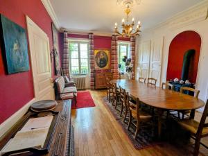 Posezení v ubytování Villa Rhôna