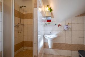 A bathroom at Penzion Raj