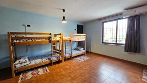 Postelja oz. postelje v sobi nastanitve Traveler Hostel