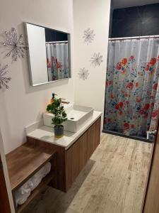 Koupelna v ubytování Casa Grande Pura Vida