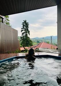 Hồ bơi trong/gần Villagoria котедж з басейнами і джакузі