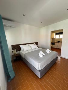 Vuode tai vuoteita majoituspaikassa Massalia Suites Studio Delphini