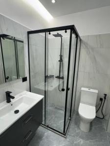 Koupelna v ubytování Hotel Tuyo