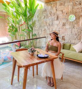 Ruang duduk di Danka Villa Sanur