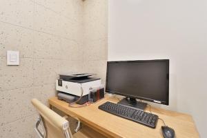 TV a/nebo společenská místnost v ubytování Ulsan Samsan CUSTOM HOTEL