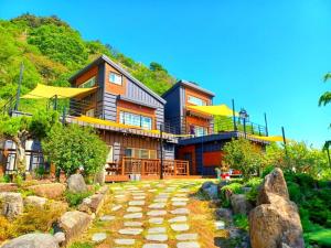 Bygningen som pensionatet ligger i