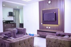 Khu vực ghế ngồi tại Hilton Euphoria Hotel