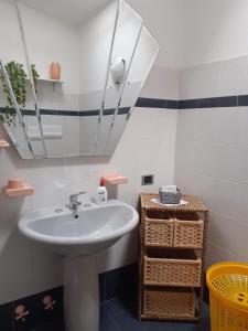 Koupelna v ubytování B&B Partaitria