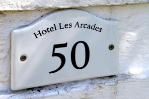 Certifikát, hodnocení, plakát nebo jiný dokument vystavený v ubytování Hotel Les Arcades