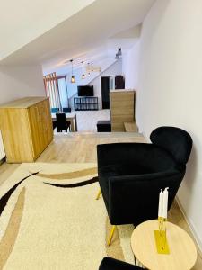 Χώρος καθιστικού στο CENTRUM LOFT apartman