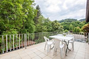 Balkón nebo terasa v ubytování Gasthaus Hirschen Holl