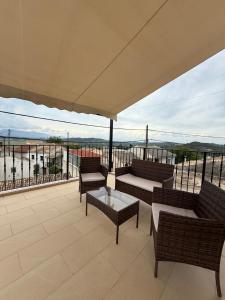 Balkón nebo terasa v ubytování Vato Panoramic View Apartment