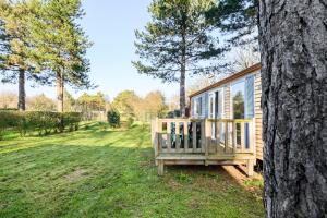 O grădină în afara Mobil-home 6 personnes 3 chambres