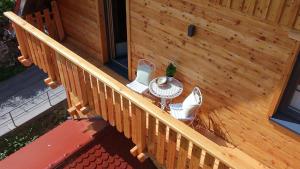 Balkón nebo terasa v ubytování Schwarzwald Chalet -Wilde Rench-