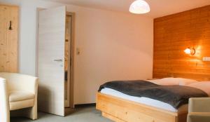 Postel nebo postele na pokoji v ubytování Haus Lechblick